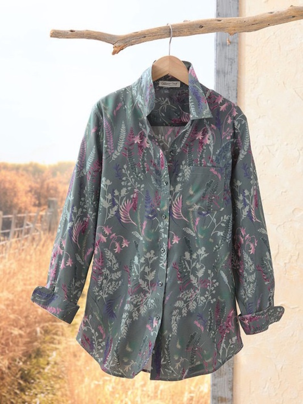NWOT Coldwater Creek No-Iron Tunic Blouse